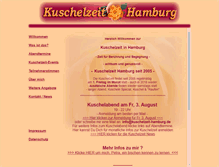 Tablet Screenshot of kuschelzeit-hamburg.de